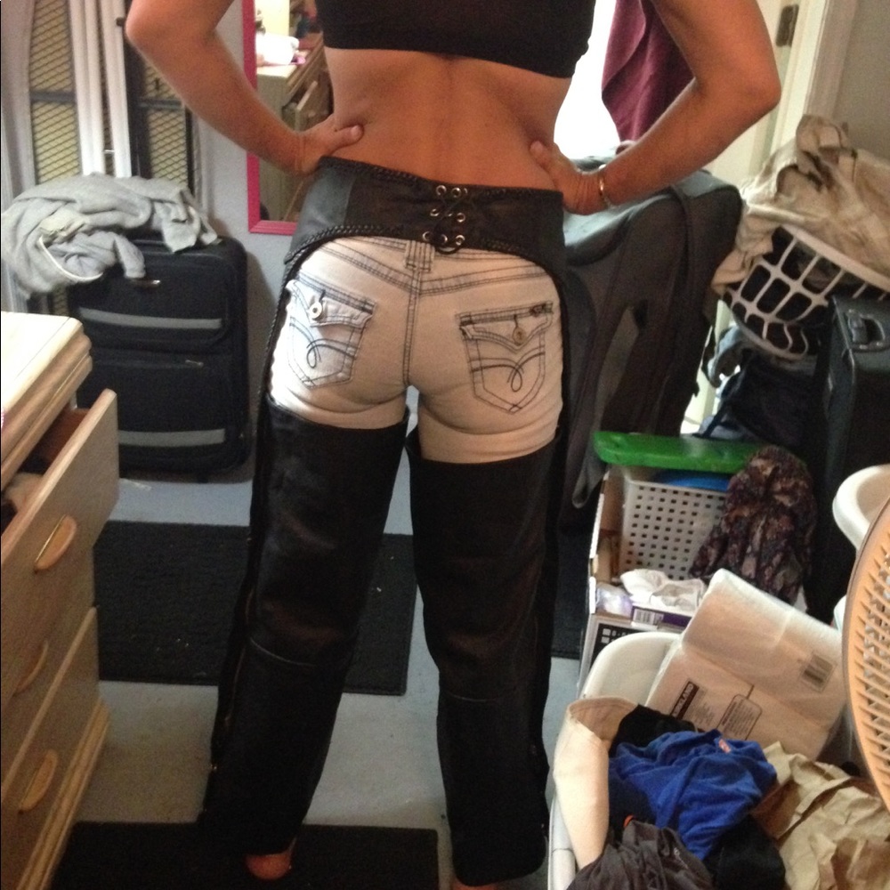 Leather chaps